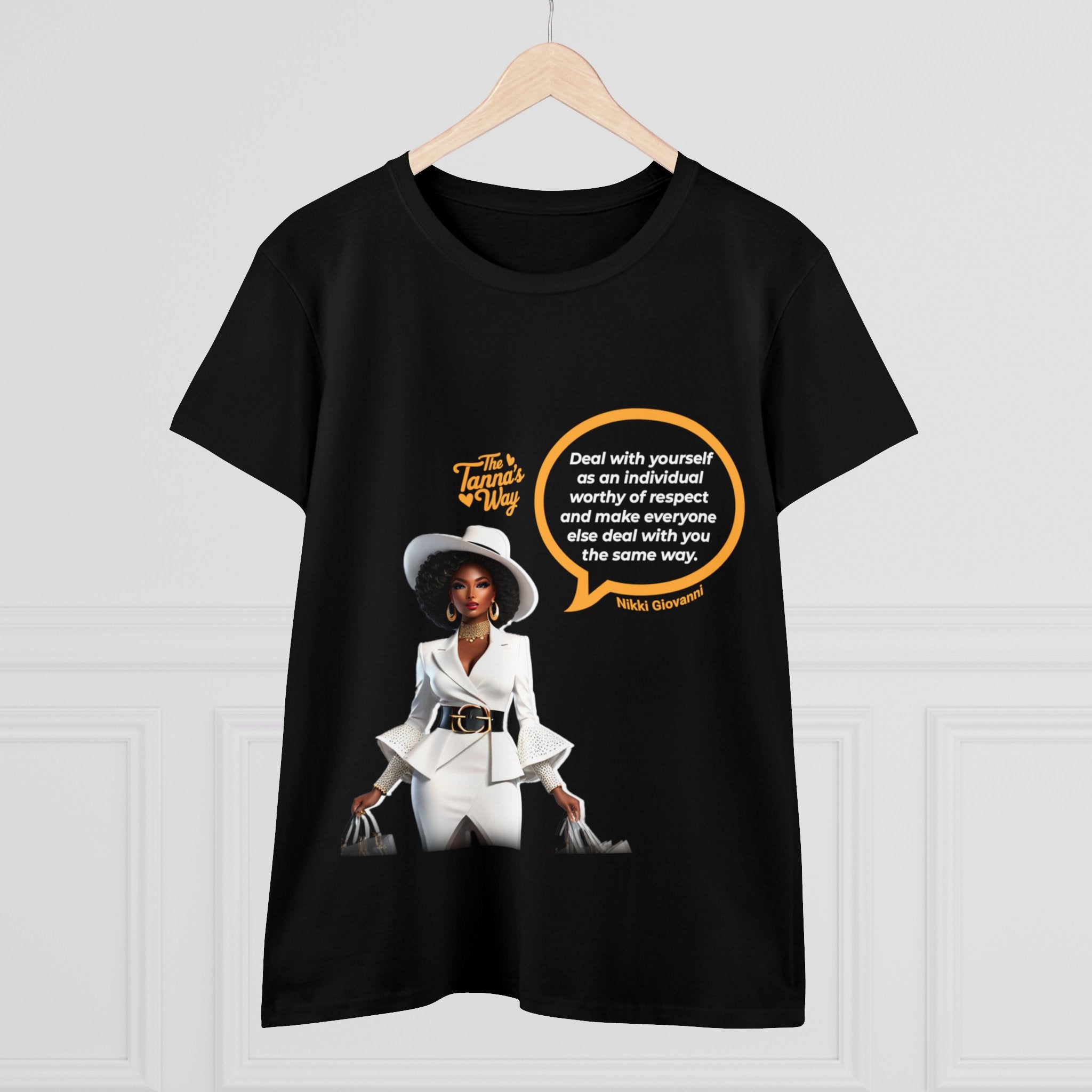 Nikki Giovanni Women's Midweight Cotton Tee